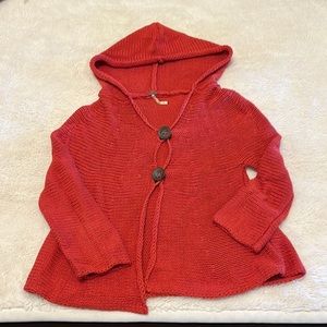 Free People knit hoodie NWOT